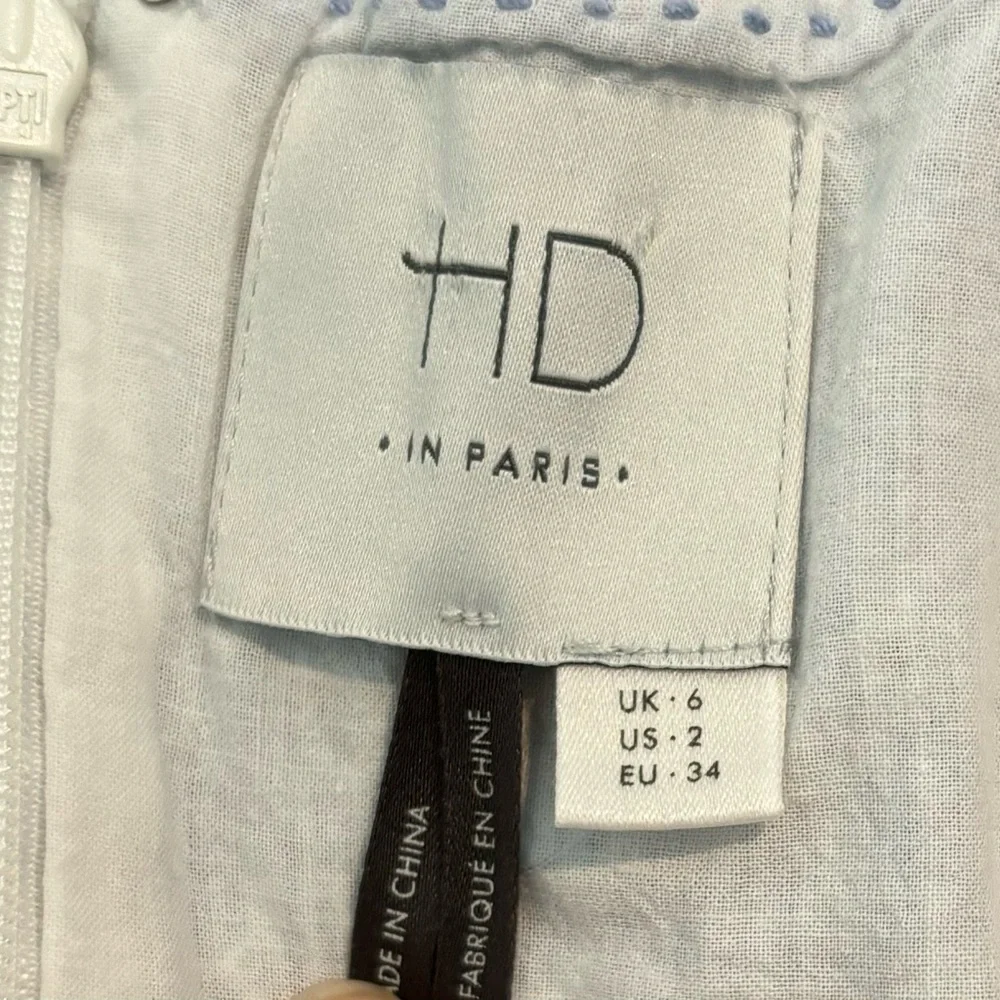 Anthropologie HD in Paris Peplum Blouse | Size 2 - Picture 4 of 5